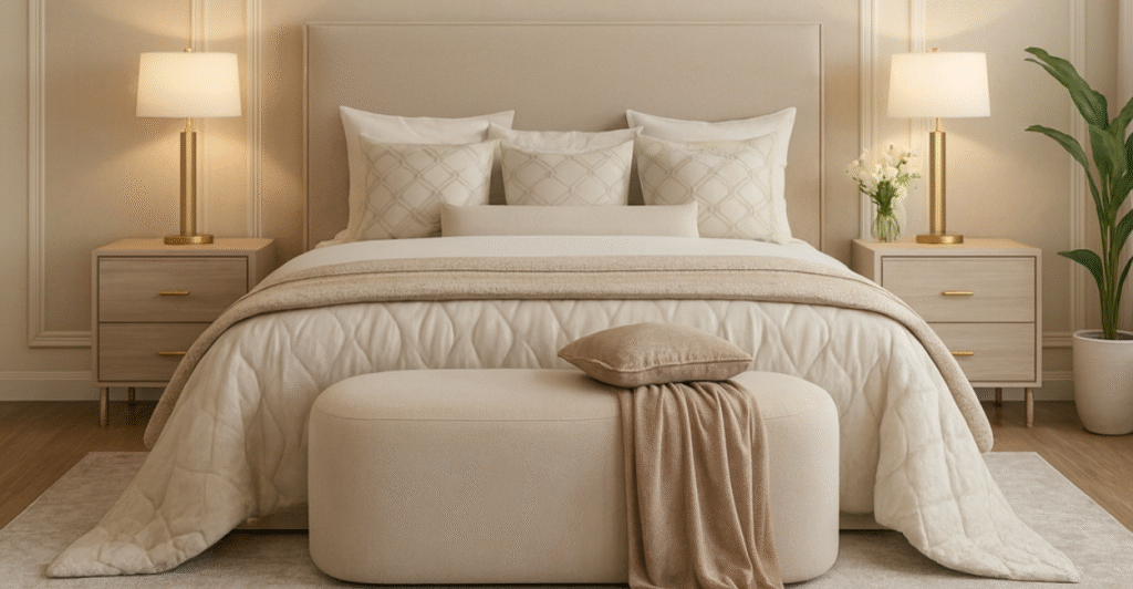 quarto de casal com até R$ 1 mil