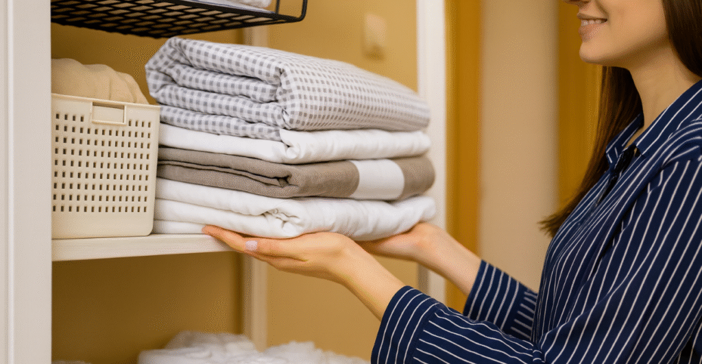 cheiro de armário nas roupas de cama