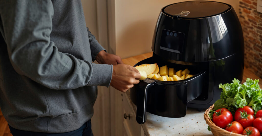 limpar air fryer