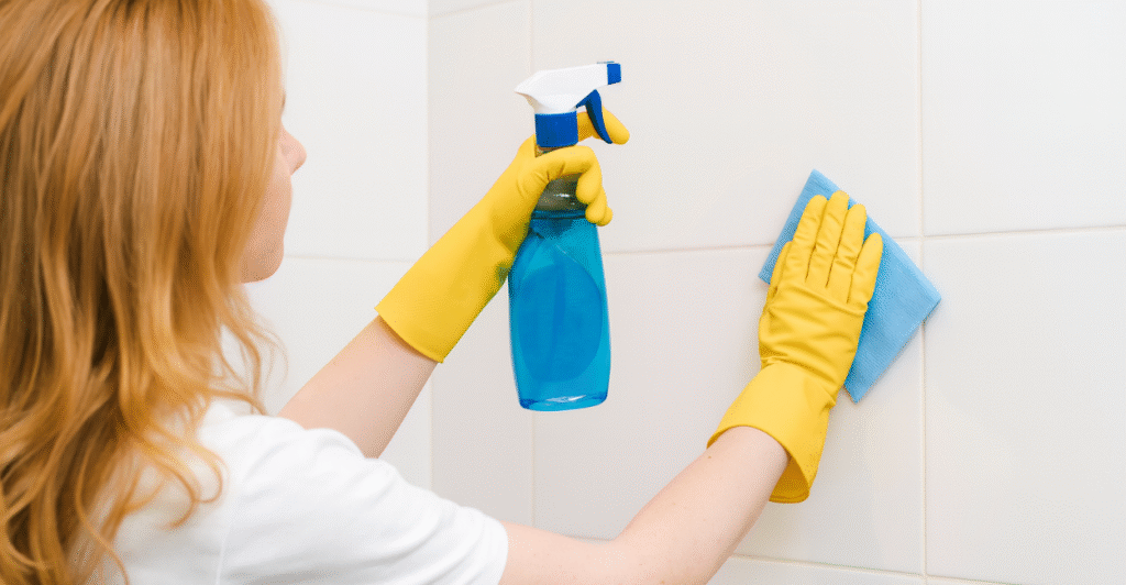 jeito prático de limpar rejunte encardido