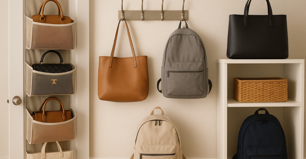 organizar bolsas e mochilas