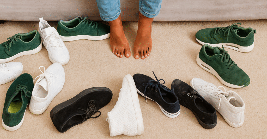 Soluções criativas para guardar sapatos em espaços compactos