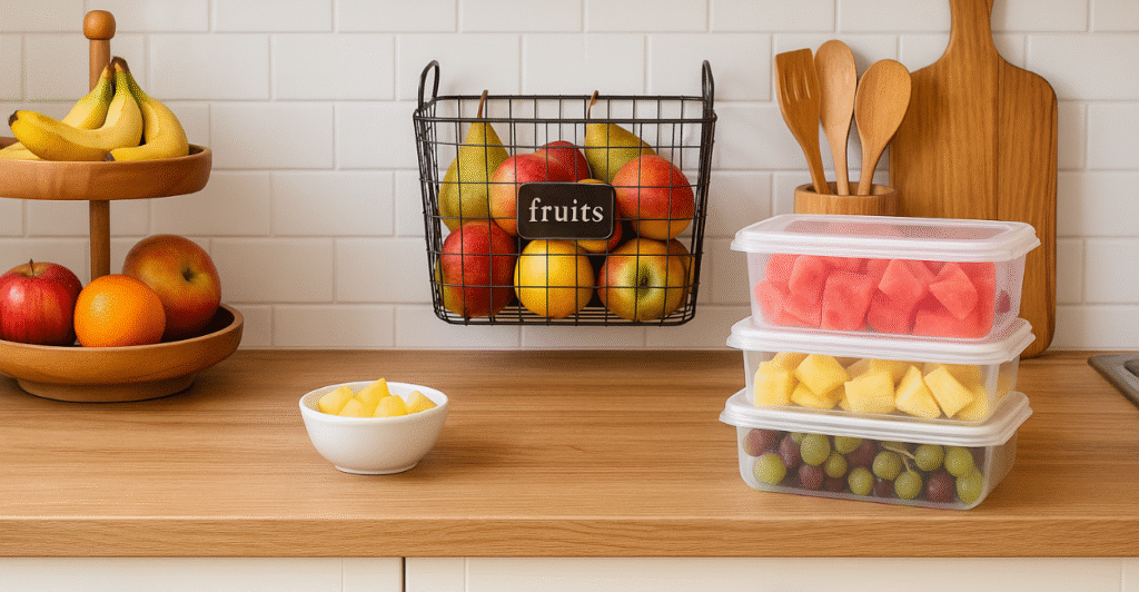 Como organizar a cozinha para aproveitar as frutas frescas