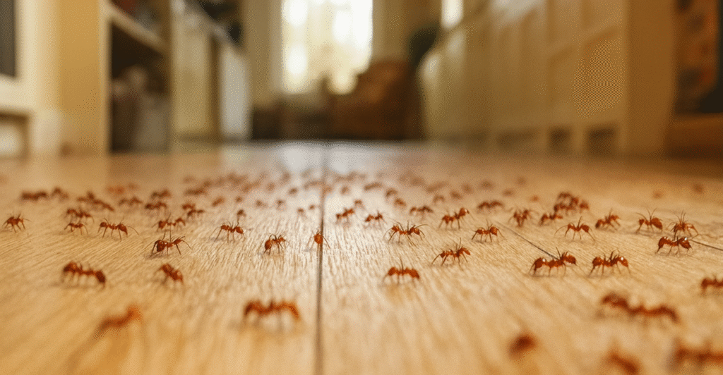 como acabar com formigas em casa