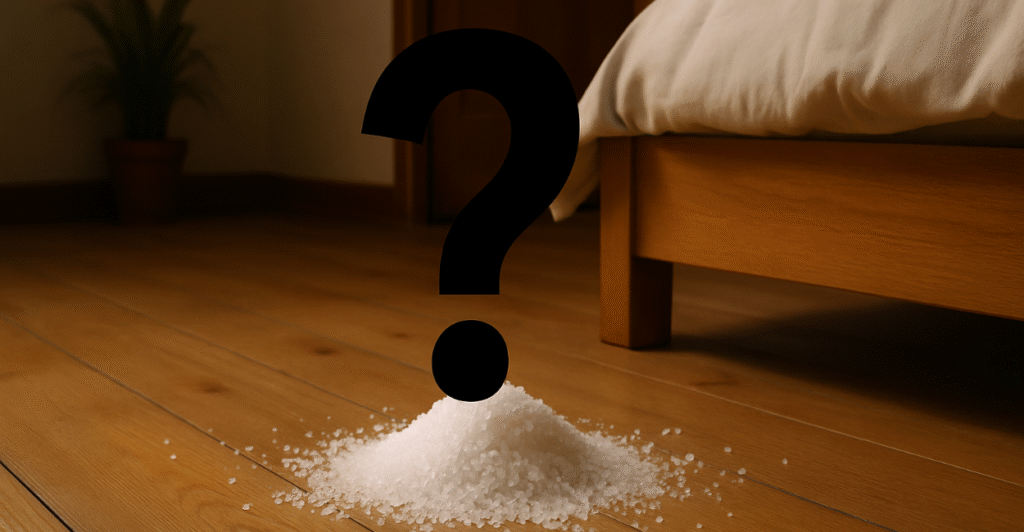 O que acontece quando você joga sal no chão antes de dormir vai te surpreender!