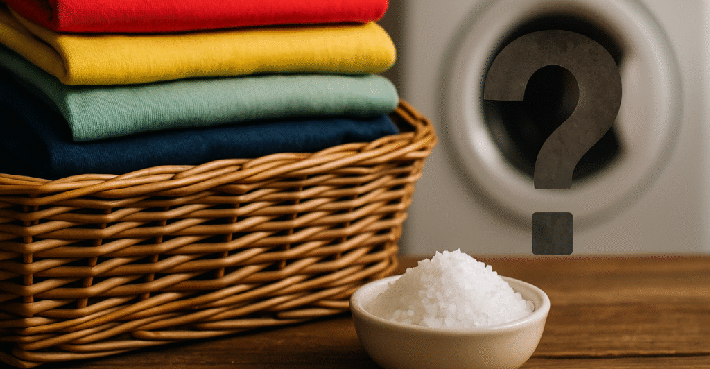 Ninguém te contou: o truque com sal que faz as roupas coloridas durarem muito mais