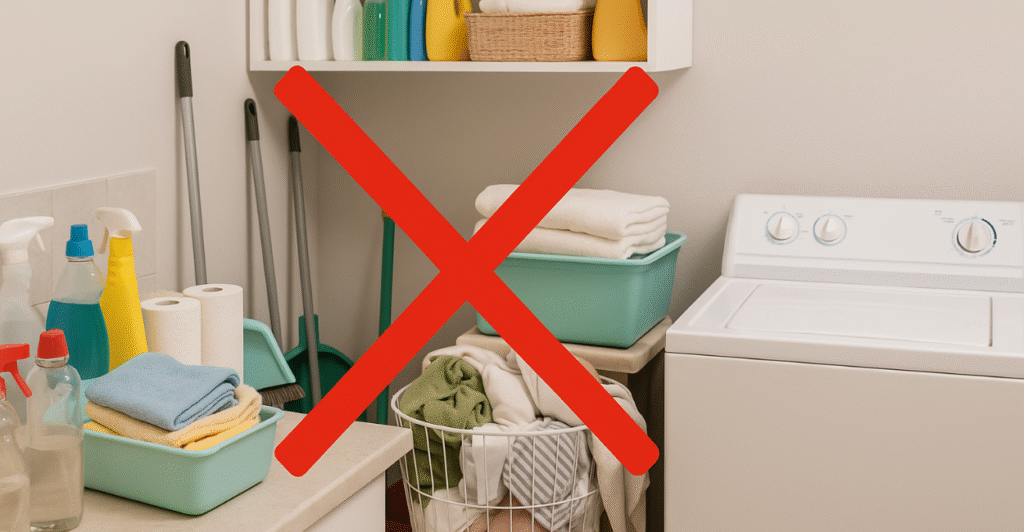 Todo mundo faz errado: o jeito certo de organizar a lavanderia e ganhar mais espaço