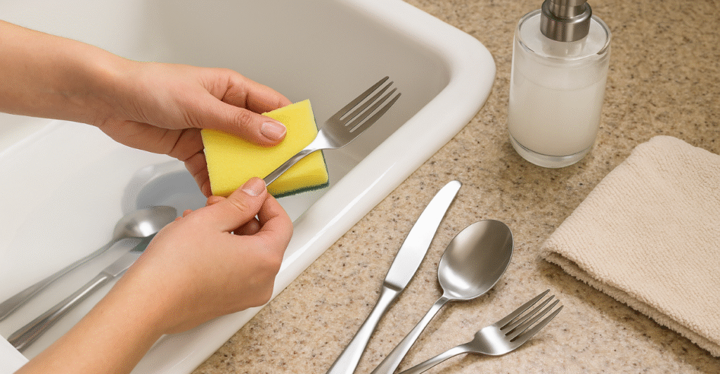 Ninguém te contou: o jeito certo de limpar talheres de inox sem riscar