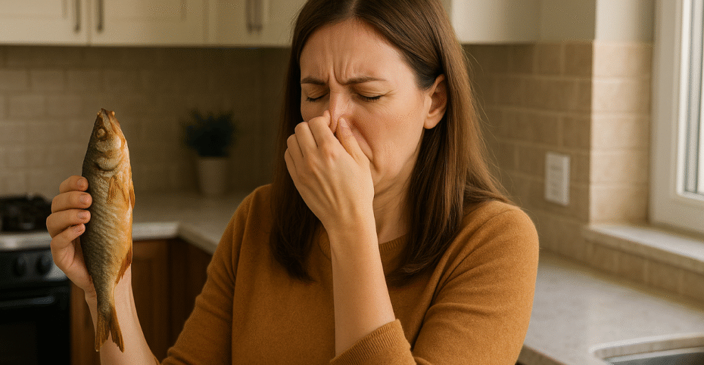 Você vai se surpreender: o truque caseiro que elimina o cheiro de peixe da cozinha em poucos minutos