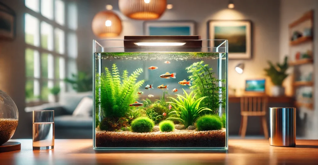 Descoberta viral: o método simples que deixa o aquário pequeno sem cheiro e com água transparente