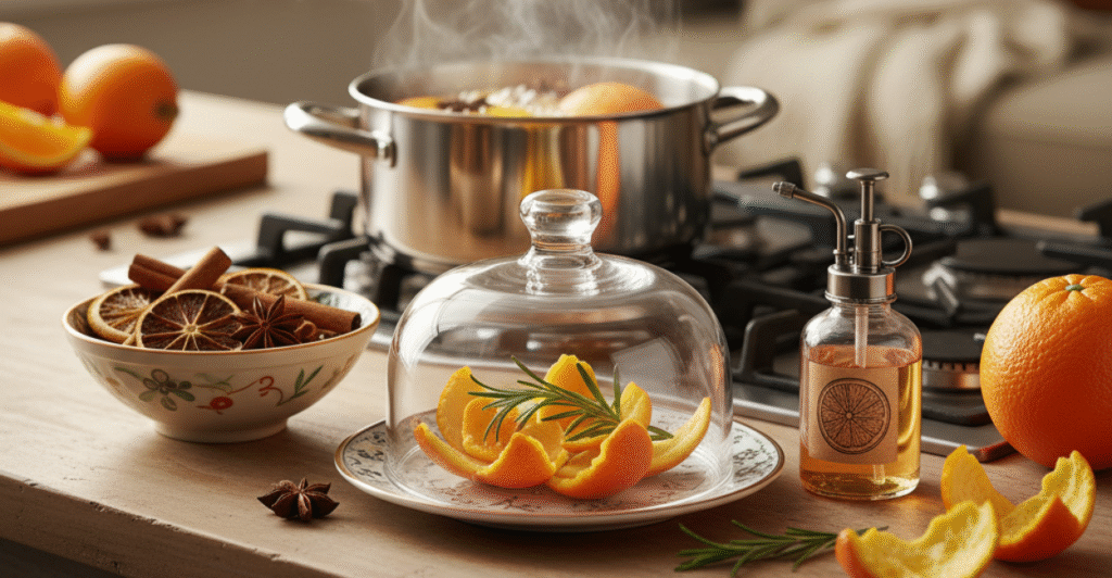 Descubra o poder das cascas de laranja: o truque caseiro que substitui qualquer aromatizante e deixa a casa perfumada