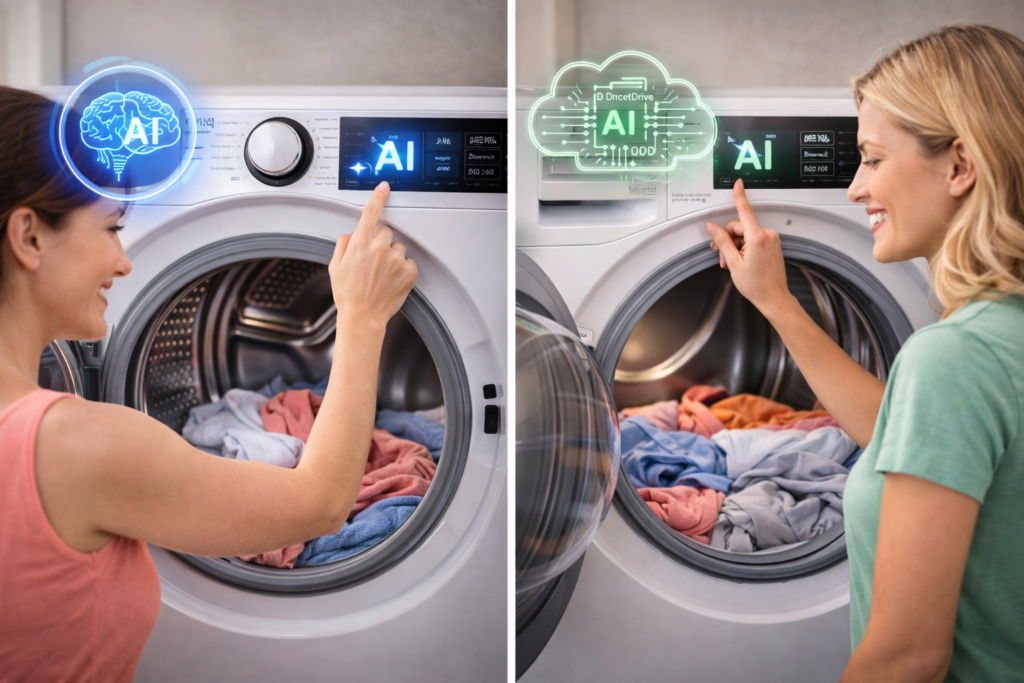 modelos de lava e seca com inteligência artificial