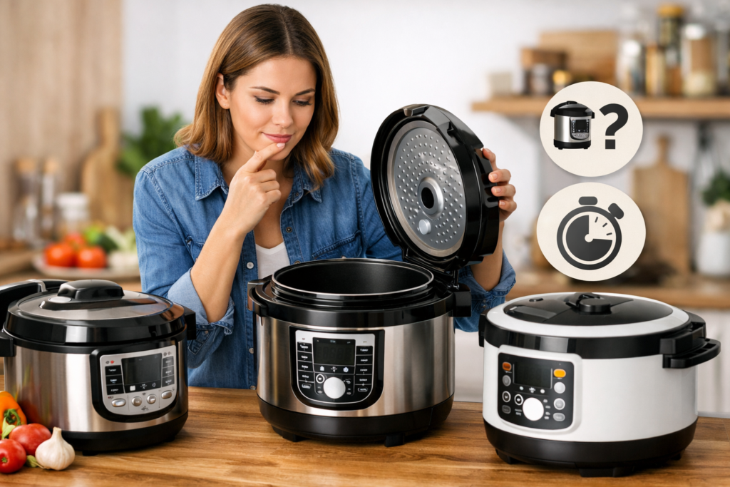 como escolher panela de pressão elétrica
