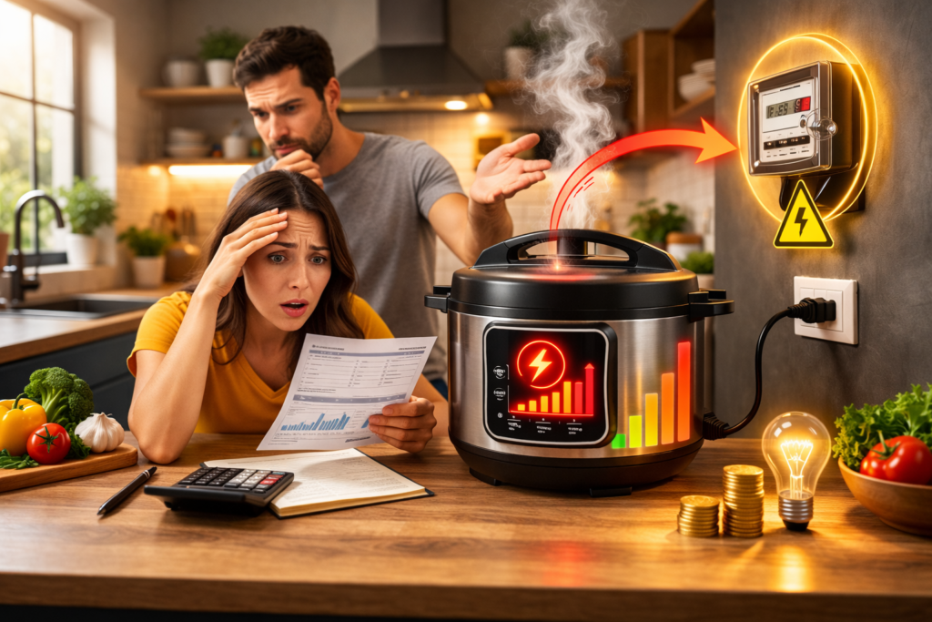 panela de pressão elétrica consome muita energia